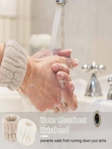 2 dây buộc tóc màu trơn dễ thương & 1 dây buộc tóc trang trí nơ - Màu Xám nhạt - Xem 2