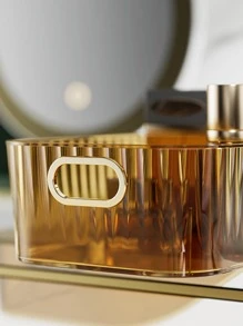 1 cái hộp lưu trữ bàn rõ ràng - trắng - Xem 6