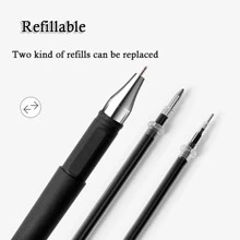 Bộ 50 Bút Gel Đồ Họa Chữ Cái, Bút Bi Bi Gel Đa Năng Đơn Giản Cho Văn Phòng, Học Sinh - Màu xanh lam - Xem 4