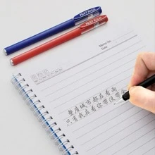 Bộ 50 Bút Gel Đồ Họa Chữ Cái, Bút Bi Bi Gel Đa Năng Đơn Giản Cho Văn Phòng, Học Sinh - Màu xanh lam - Xem 8