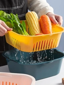 1set Two Tone Drain Basket - Multicolor - View 2