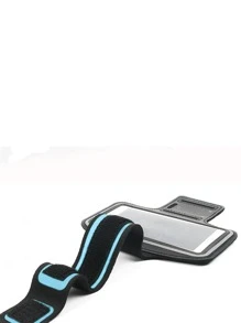 1pc Touch Screen Running Phone Arm Bag - Black - View 3