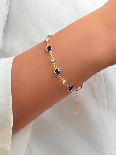 Rhinestone Decor Bracelet