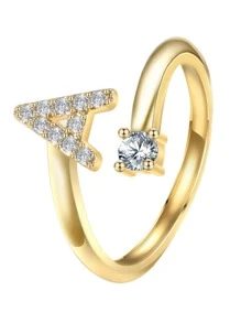 水鑽蝴蝶裝飾圓環 - 白色 - 查看 5