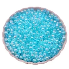 1 gói Phụ kiện trang sức DIY đính hạt - Màu xanh nhạt - Xem 6