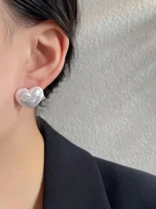 心耳釘 - 白色 - 查看 2