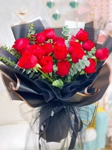 10pcs Plain Gift Wrapping Paper - Pink - View 7