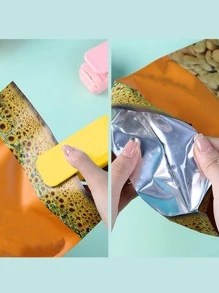 1 Máy Hút Chân Không Máy Hàn Túi Dụng Cụ Mini Máy Hàn Túi Cầm Tay Nhiệt Máy Hút Chân Không Túi Nhiệt - Màu vàng - Xem 2