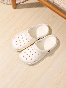 女士鏤空通風時尚洞洞鞋 - 白色 - 查看 2