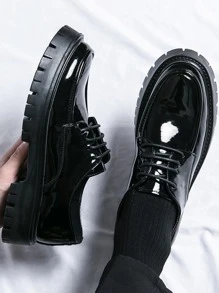 男士 Pu 皮革正裝/休閒鞋 - 黑色 - 查看 3