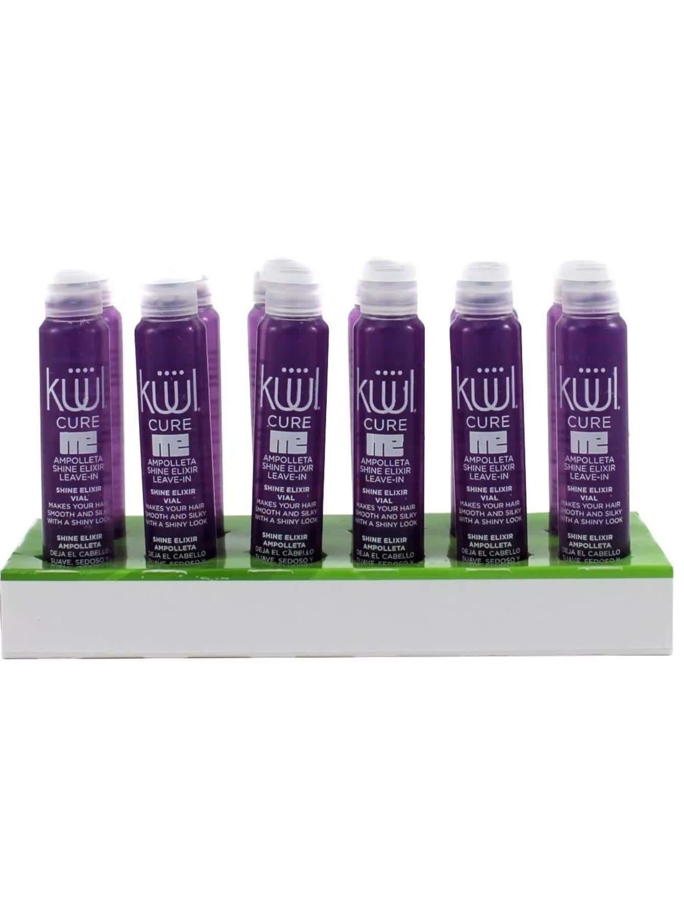 Kuul Cure Me Ampolletas Shine Elixir Leave-in - Verde Oscuro - Ver 1