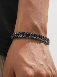 Men Minimalist Link Bracelet Fashion Punk Jewelry Gift For Men Popular