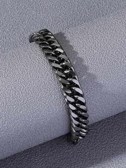 Men Minimalist Link Bracelet Fashion Punk Jewelry Gift For Men Popular