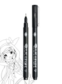 sipa 2 支 0.45 毫米笔尖中性黑色轮廓笔 - 黑色 - 查看 6