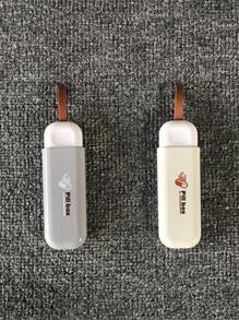 1个字母图案药品收纳盒 - 米色 - 查看 3