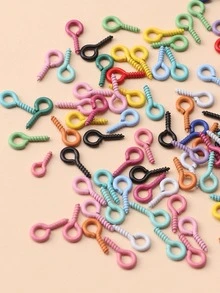 200入組/套DIY首飾配件 - 彩色 - 查看 3