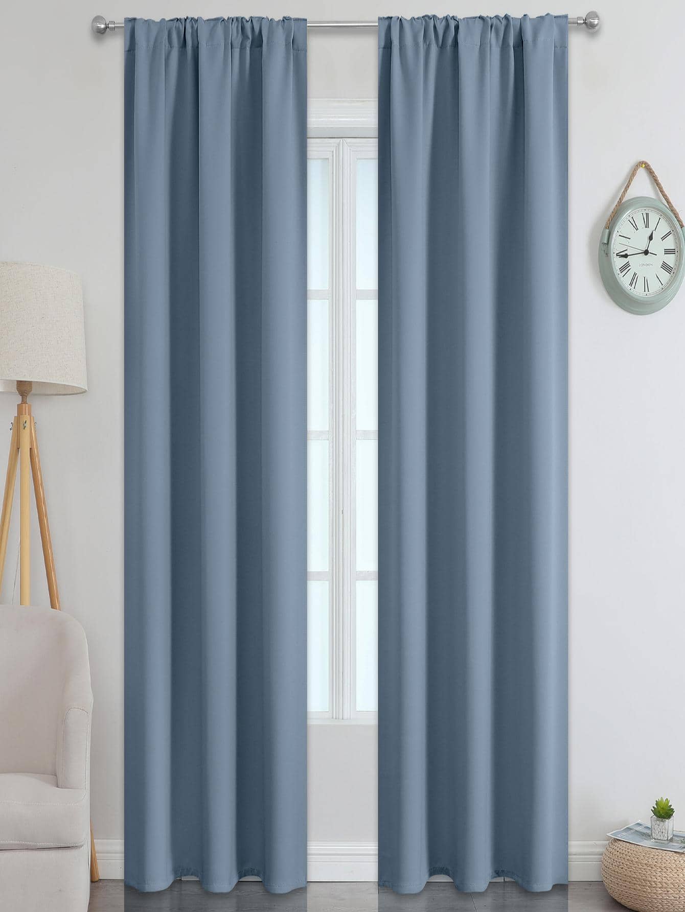Estelar Textiler 窗簾 - 霧霾藍 - 查看 1