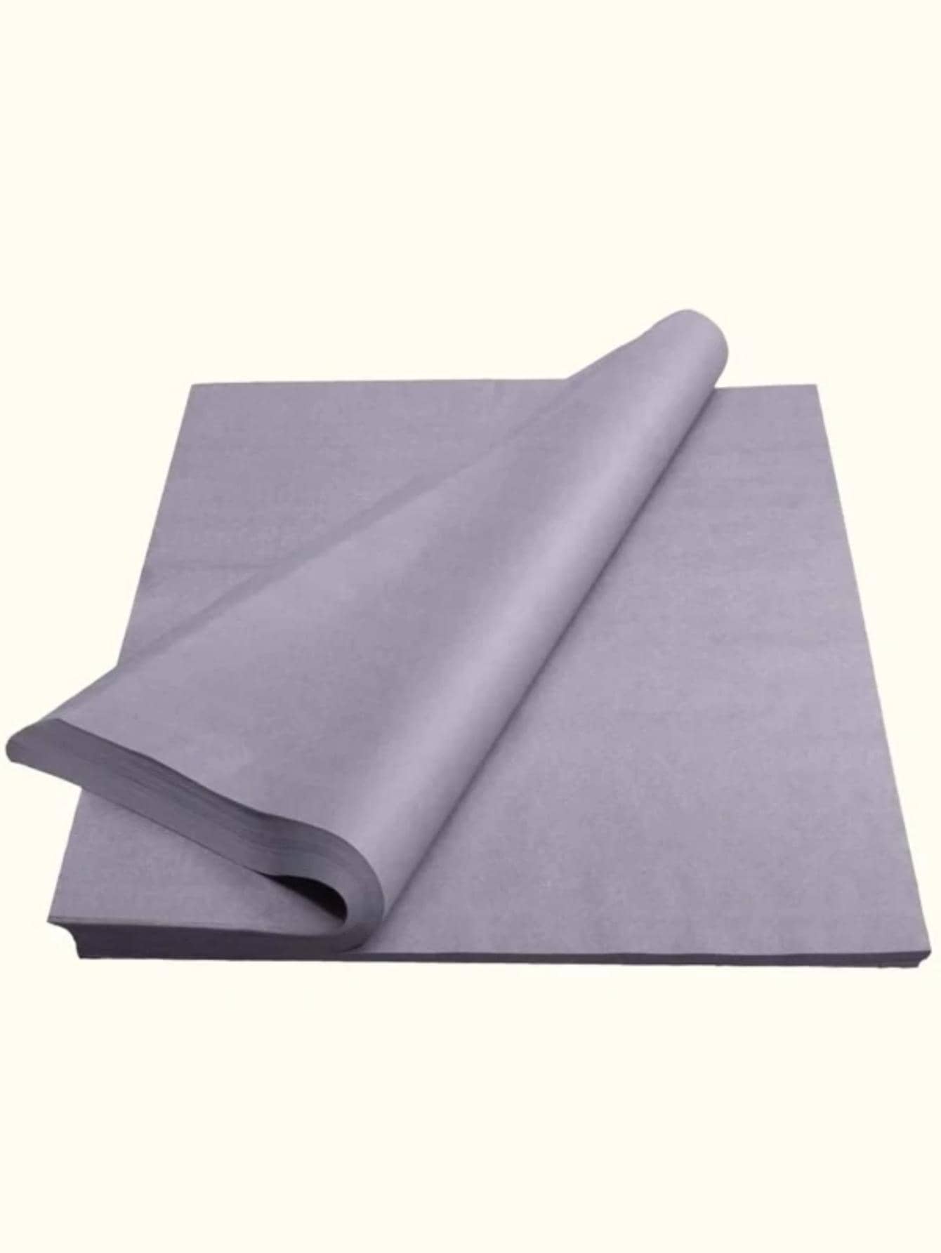 10 chiếc Giấy gói quà, Giấy gói quà màu tối giản cho bữa tiệc - Xám - Xem 1