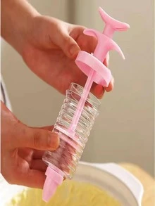 8pcs Piping Nozzle & 1pc Piping Gun - Pink - View 4