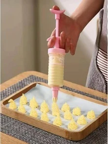 8pcs Piping Nozzle & 1pc Piping Gun - Pink - View 5