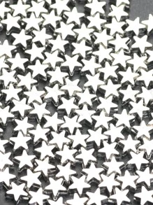 100入組/套星形設計DIY珠子 - 銠色 - 查看 4