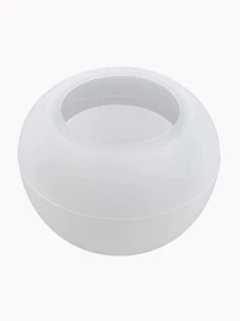 1 个花盆形状 DIY 硅胶模具 - 白色 - 查看 4