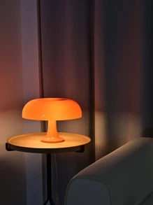 1pc PMMA Table Lamp, Modern Orange Bedside Lamp For Home