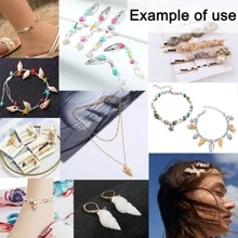 1 caja de cuentas de bricolaje en forma de estrella de mar y concha de estilo bohemio para mujeres para hacer joyas en días festivos