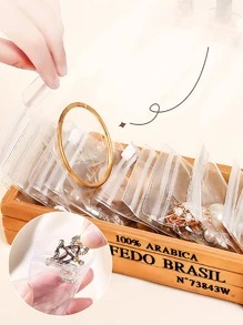 10pcs Clear Jewelry Storage Bag - Clear - View 1