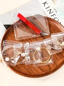 10pcs Clear Jewelry Storage Bag - Clear - View 6
