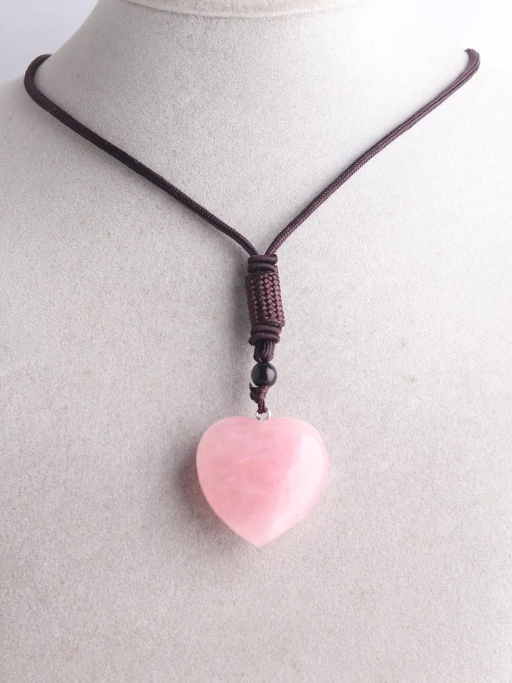 Collana Cuore In Cristallo Con Ciondolo E Zirconi - Regalo Per Moglie O Fidanzata