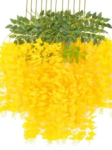 1pc Artificial Flower - Yellow - View 2