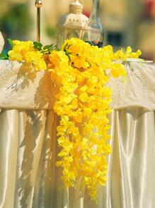 1pc Artificial Flower - Yellow - View 4