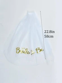 1 PC Trang Trí Tiệc Độc Thân, Cô Dâu Được Quà Tặng, Tắm Cô Dâu, Đám Cưới - Vàng - Xem 5