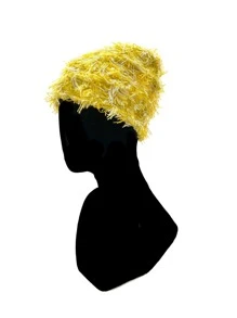 1 chiếc mũ len nữ Y2K hai tông màu lông mịn cho cuộc sống hàng ngày - Nhiều màu - Xem 3