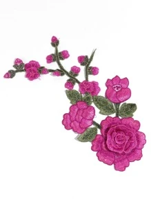 服裝裝飾輔料 - 玫紅色 - 查看 4