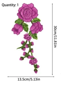 服裝裝飾輔料 - 玫紅色 - 查看 2