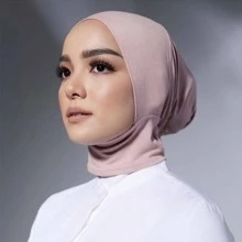 Khăn trùm đầu dành cho phụ nữ giản dị cho cuộc sống hàng ngày - Màu Xám nhạt - Xem 2