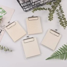 1 cái Bảng kẹp giấy kèm sổ tay, chọn từ các trang bên trong có dòng kẻ, dạng lưới hoặc để trống - trắng - Xem 4