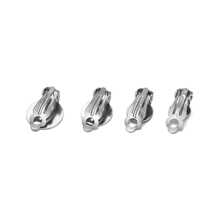 10pcs 8 10 12 14mm Stainless Steel Round Flat Ear Clip Base Cabochon Bezel Tray Earrings Clips For DIY Jewelry Makings Supplies - frog clip - View 2