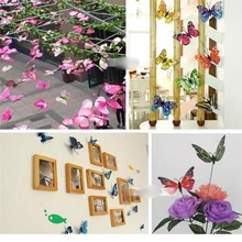 12pcs/set PVC Refrigerator Sticker, Modern Butterfly Design Fridge Sticker For Fridge Decoration - Multicolor - View 3