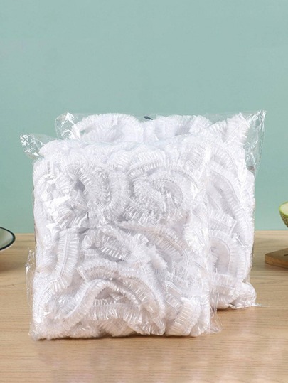 100 sztuk Jednorazowe Przechowywanie żywności Torby Z Elastyczny Otwór Dla Dom Używać ( Losowy Zewnętrzny Opakowanie )