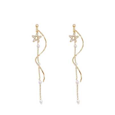 Hegaze Pendientes De Gota De Imitación De Perlas Cultivadas