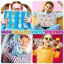 50入組泰迪狗金毛捲毛狗防水DIY創意筆記本電腦貼紙 - 彩色 - 查看 4