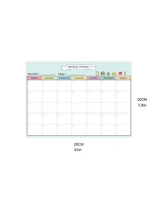 Bảng Lịch Trình Hàng Tháng Thiết Kế Nam Châm Gắn Tủ Lạnh, Hiện Đại Nam Châm Gắn Tủ Lạnh Đa Năng Miếng Dán Cho Nhà Bếp - màu xanh lá - Xem 6