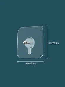 4pcs Clear Photo Frame Hook - Multicolor - View 3