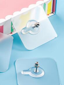 4pcs Clear Photo Frame Hook - Multicolor - View 2