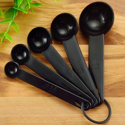 5 chiếc thìa đo lường trơn