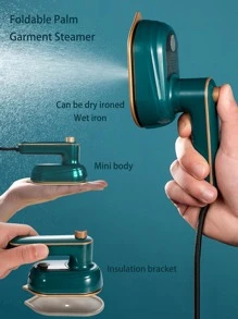 REUP 1pc ABS Garment Steamer, Modernist Green Portable Multifunctional Garment Steamer For Household - Green - View 2