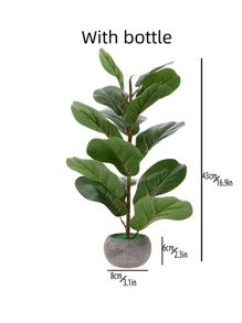 1 pieza Planta en maceta artificial, Día de San Valentín, Regalo